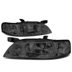00-01 Nissan Altima Factory Style Replacement Headlights - Smoked Lens / Clear -High-Efficiency Car Light Store 00 01 nissan altima factory style replacement headlights smoked lens clear 73