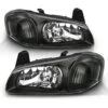 00-01 Nissan Maxima [Halogen Model] Euro Crystal Headlights - Black