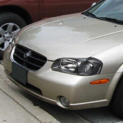 00-01 Nissan Maxima Factory Style Replacement Headlights - Black / Clear -High-Efficiency Car Light Store 00 01 nissan maxima factory style replacement headlights black clear 104