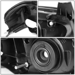 00-01 Nissan Maxima Factory Style Replacement Headlights - Black / Clear -High-Efficiency Car Light Store 00 01 nissan maxima factory style replacement headlights black clear 98