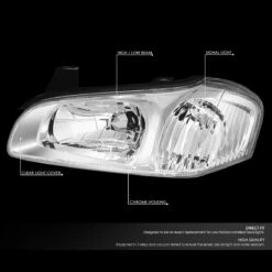 00-01 Nissan Maxima Factory Style Replacement Headlights - Chrome / Clear 12 00-01 Nissan Maxima Factory Style Replacement Headlights - Chrome / Clear -High-Efficiency Car Light Store 00 01 nissan maxima factory style replacement headlights chrome clear 88