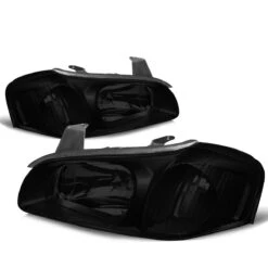 00-01 Nissan Maxima Factory Style Replacement Headlights - Smoked Lens / Amber