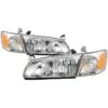 00-01 Toyota Camry OE-Style 4pcs Headlights - Chrome