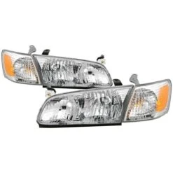 00-01 Toyota Camry OE-Style 4pcs Headlights - Chrome