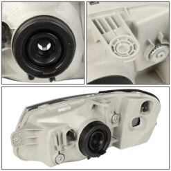 00-02 Hyundai Accent Headlight Assembly (Driver & Passenger Side) - Smoked Clear -High-Efficiency Car Light Store 00 02 hyundai accent headlight assembly driver passenger side smoked clear 106