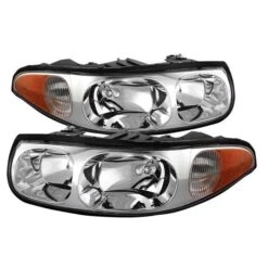 00-05 Buick LeSabre Replacement Crystal Headlights - OEM Clear