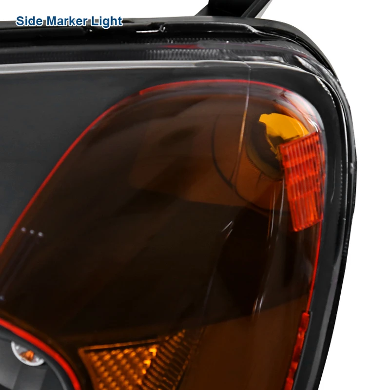 01-03 Honda CIvic EM ES JDM Style Headlights - Black Amber 5 01-03 Honda CIvic EM ES JDM Style Headlights - Black Amber - Image 5