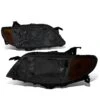 01-03 Mazda Protege Factory Style Replacement Headlights - Smoked / Amber