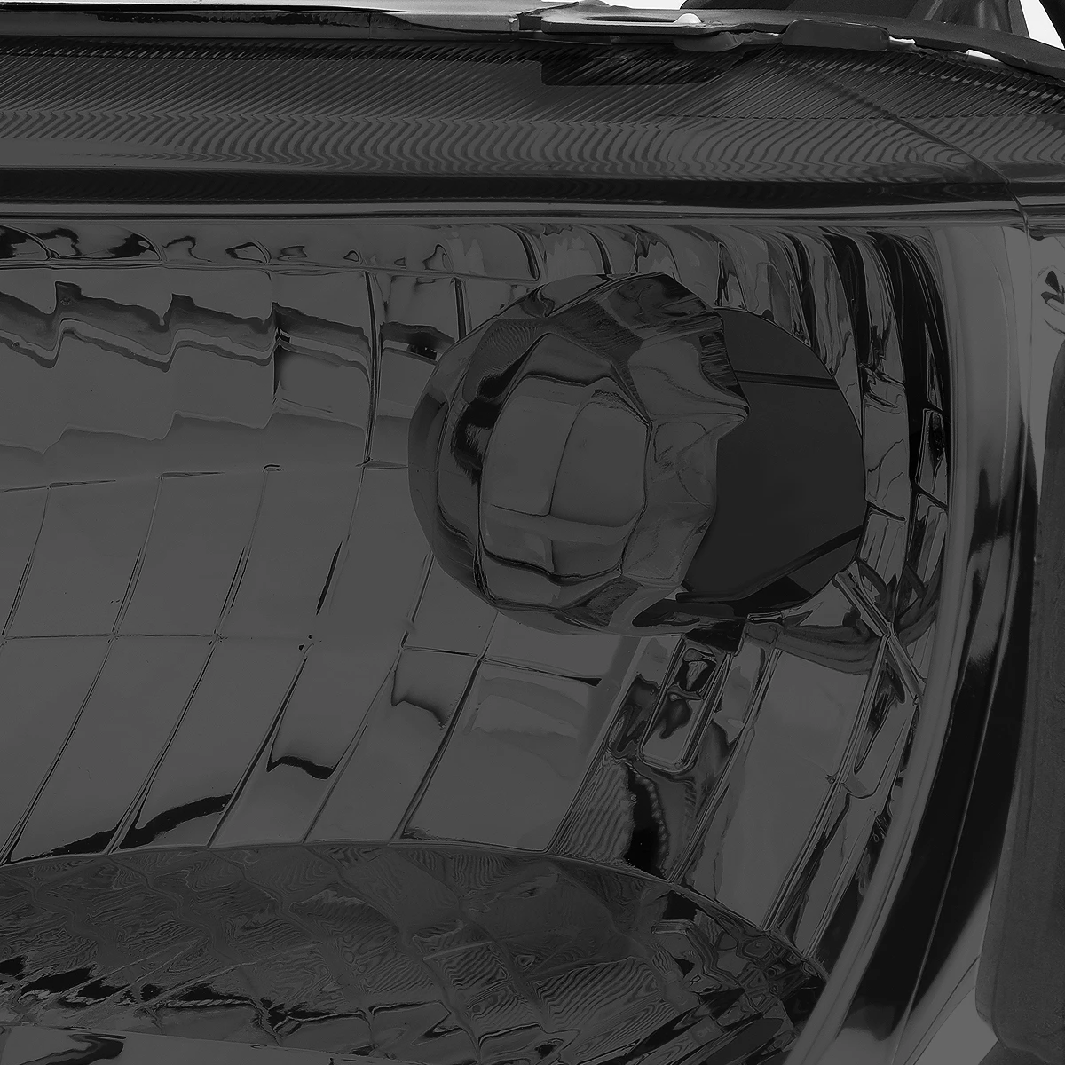 01-03 Mazda Protege Factory Style Replacement Headlights - Smoked / Clear 5 01-03 Mazda Protege Factory Style Replacement Headlights - Smoked / Clear - Image 5