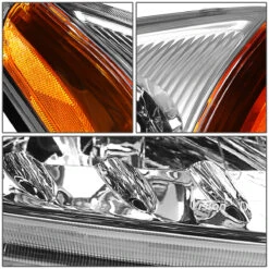 01-03 Toyota RAV4 OE-Style Replacement Headlights - Chrome / Amber -High-Efficiency Car Light Store 01 03 toyota rav4 oe style replacement headlights chrome amber 108