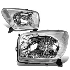 01-03 Toyota RAV4 OE-Style Replacement Headlights - Chrome / Clear -High-Efficiency Car Light Store 01 03 toyota rav4 oe style replacement headlights chrome clear 111
