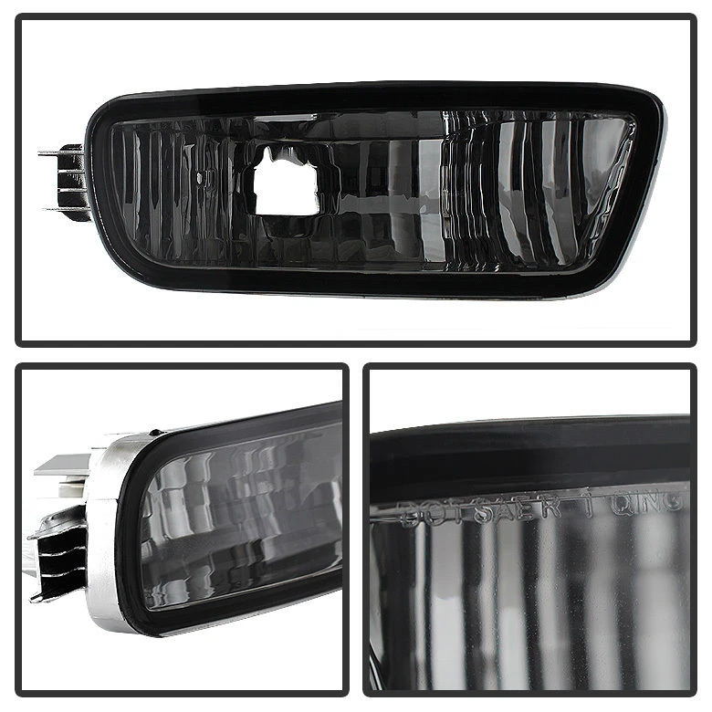 2001-04 Toyota Tacoma 2D/4WD Pickup Smoked Headlight+Amber Signal Set 4 2001-04 Toyota Tacoma 2D/4WD Pickup Smoked Headlight+Amber Signal Set - Image 4