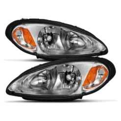 01-05 Chrysler PT Cruiser Factory Style Headlights - Chrome