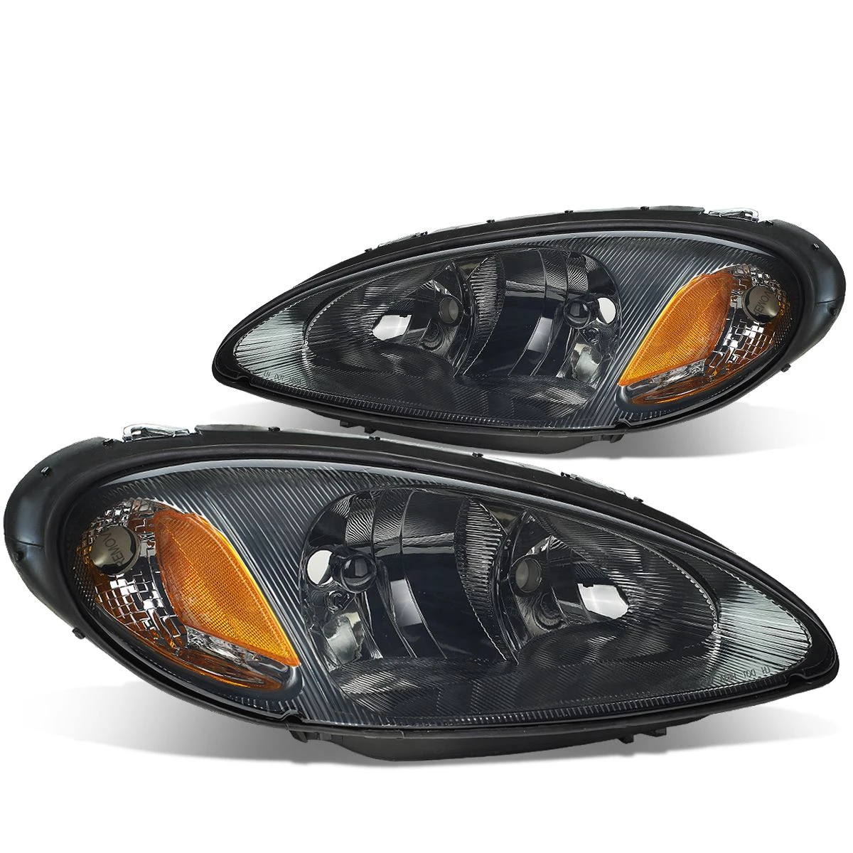 01-05 Chrysler PT Cruiser Headlight Assembly (Driver & Passenger Side) - Smoked Amber 2 01-05 Chrysler PT Cruiser Headlight Assembly (Driver & Passenger Side) - Smoked Amber - Image 2