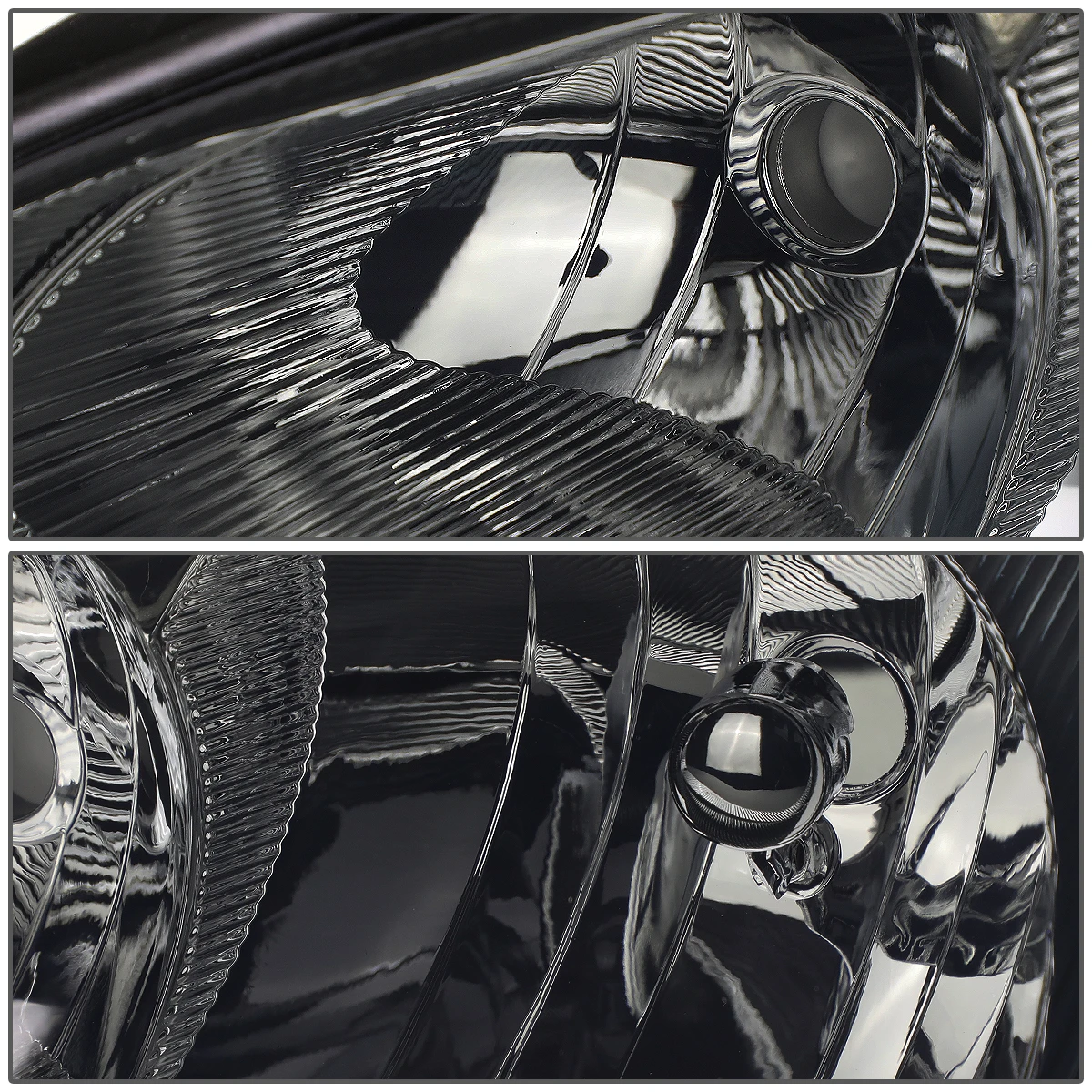 01-05 Chrysler PT Cruiser Headlight Assembly (Driver & Passenger Side) - Smoked Amber 4 01-05 Chrysler PT Cruiser Headlight Assembly (Driver & Passenger Side) - Smoked Amber - Image 4