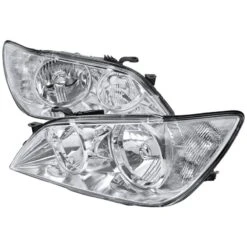 2001-2005 Lexus IS300 Replacement Crystal Headlights - Chrome