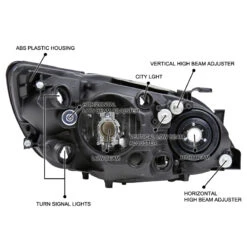 2001-2005 Lexus IS300 Replacement Crystal Headlights - Chrome 14 2001-2005 Lexus IS300 Replacement Crystal Headlights - Chrome -High-Efficiency Car Light Store 01 05 lexus is300 replacement crystal headlights chrome 164