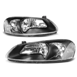 01-06 Chrysler Stratus / Sebring OE-Style Replacement Headlights - Black / Clear -High-Efficiency Car Light Store 01 06 chrysler stratus sebring oe style replacement headlights black clear 74
