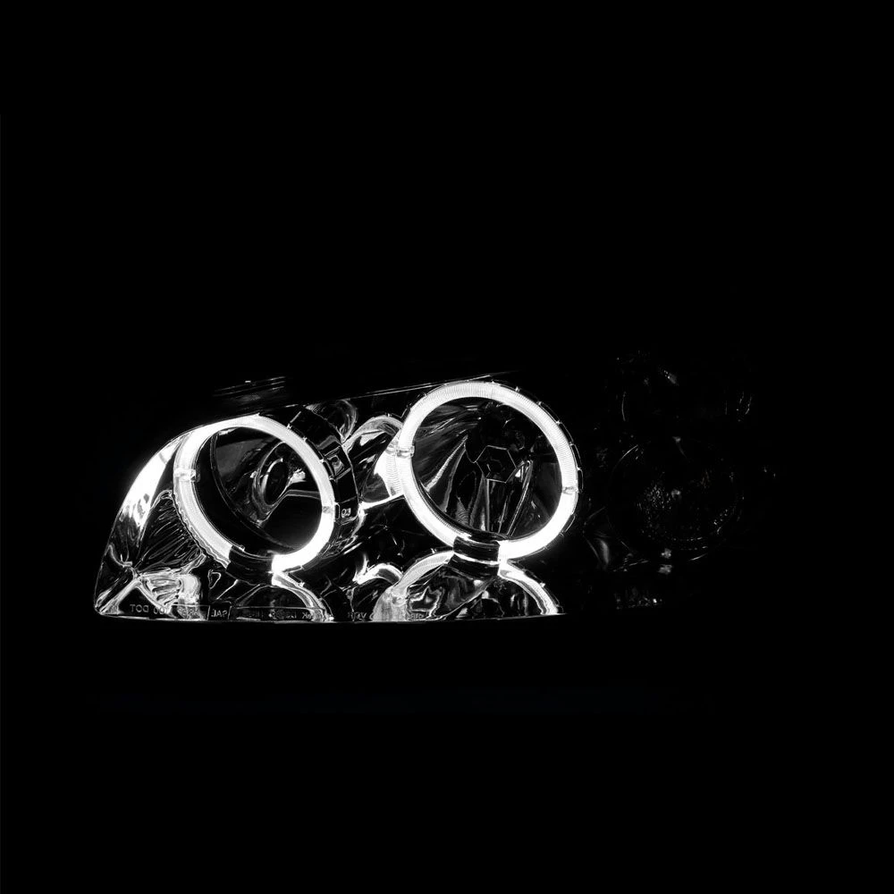 02-03 Nissan Maxima Dual Halo Euro Crystal Headlights - Chrome 2 02-03 Nissan Maxima Dual Halo Euro Crystal Headlights - Chrome - Image 2