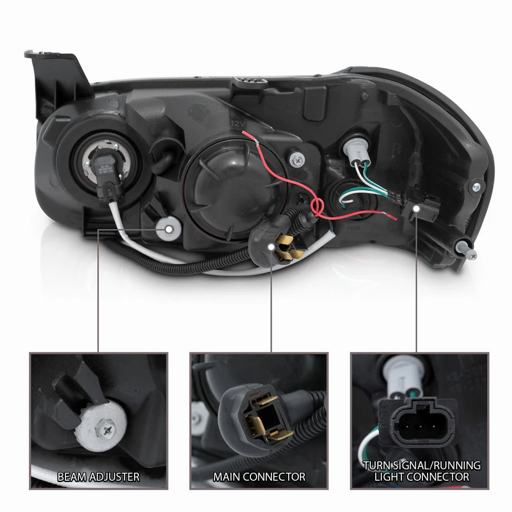 02-03 Nissan Maxima Dual Halo Euro Crystal Headlights - Chrome 3 02-03 Nissan Maxima Dual Halo Euro Crystal Headlights - Chrome - Image 3