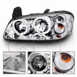 02-03 Nissan Maxima Dual Halo Euro Crystal Headlights - Chrome 13 02-03 Nissan Maxima Dual Halo Euro Crystal Headlights - Chrome -High-Efficiency Car Light Store 02 03 nissan maxima dual halo euro crystal headlights chrome 109