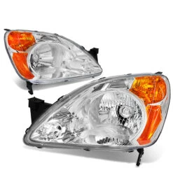 02-04 Honda CR-V Headlight Assembly (Driver & Passenger Side) -High-Efficiency Car Light Store 02 04 honda cr v headlight assembly driver passenger side 101