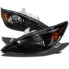 02-04 Toyota Camry Diamond-Cut Crystal Headlights - Chrome