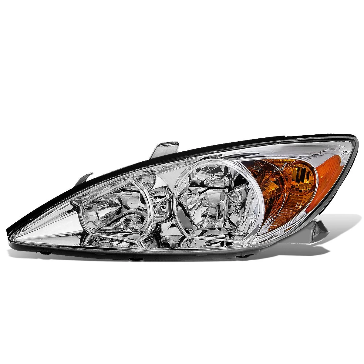 02-04 Toyota Camry LH Left Side OE Style Headlight Lamp Replacement Chrome 1 02-04 Toyota Camry LH Left Side OE Style Headlight Lamp Replacement Chrome