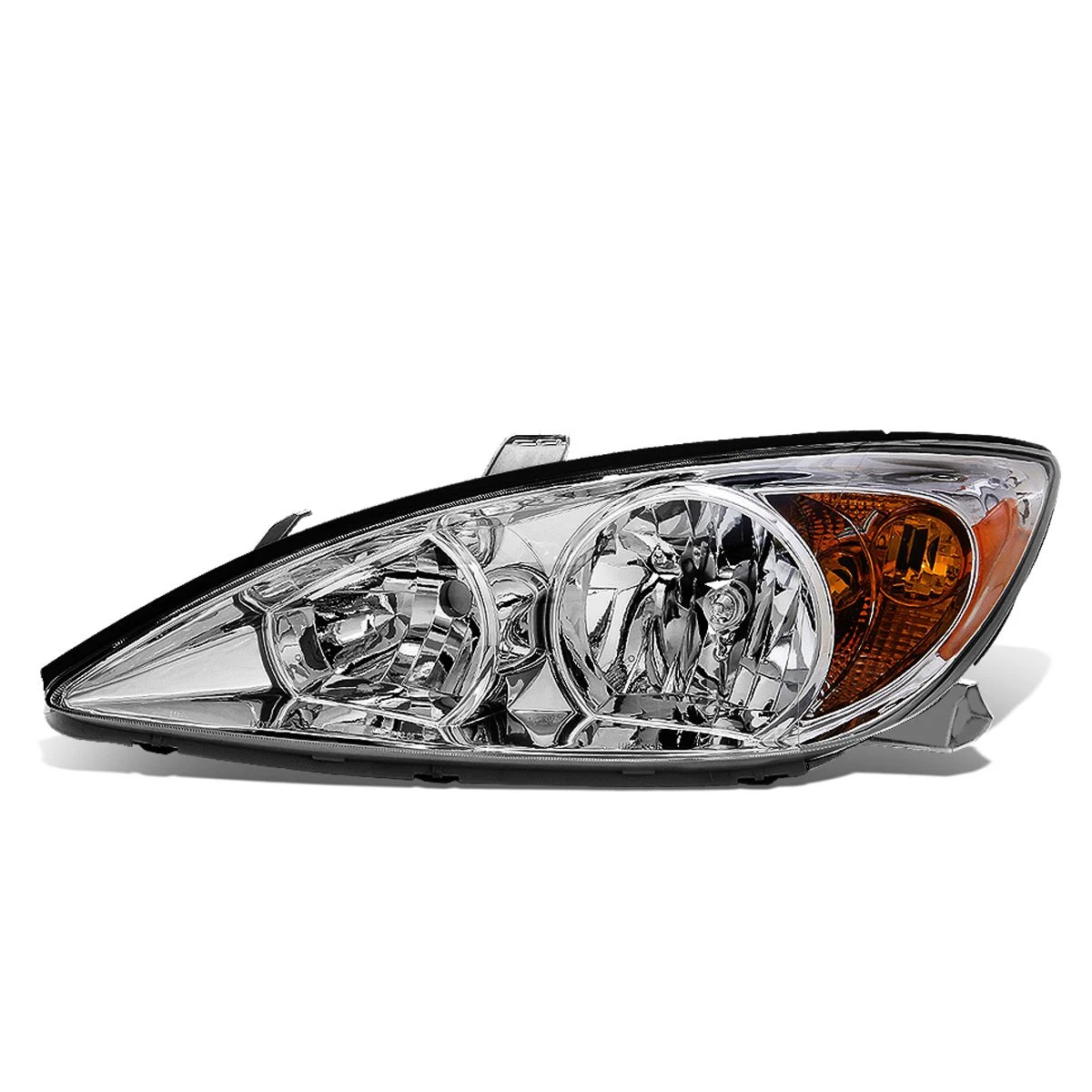 02-04 Toyota Camry LH Left Side OE Style Headlight Lamp Replacement Chrome 2 02-04 Toyota Camry LH Left Side OE Style Headlight Lamp Replacement Chrome - Image 2