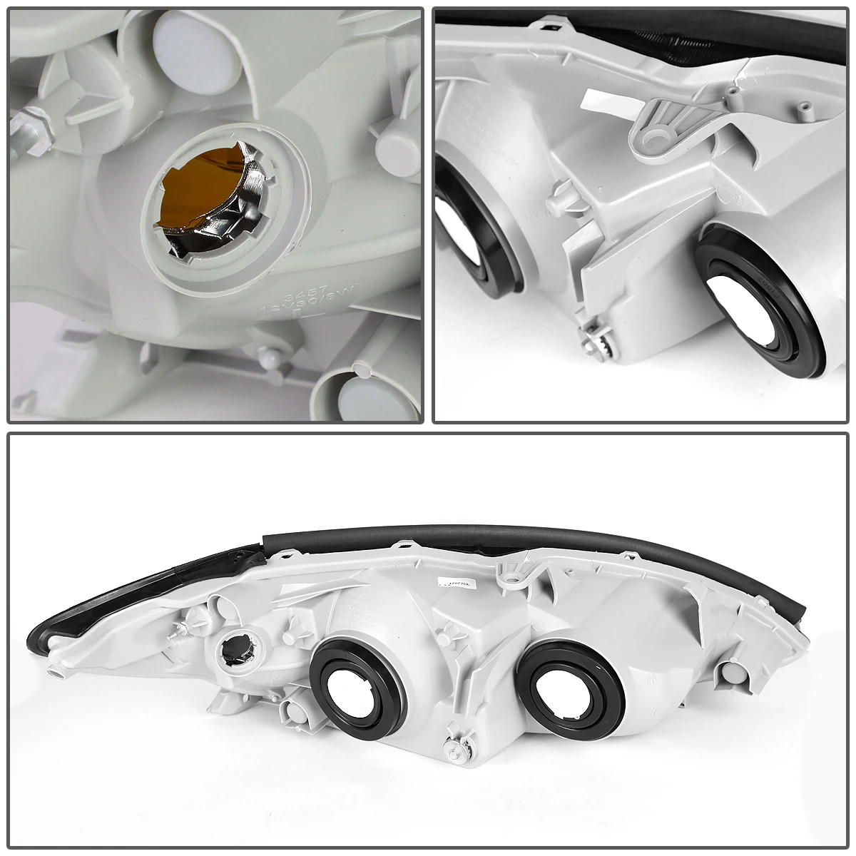 02-04 Toyota Camry LH Left Side OE Style Headlight Lamp Replacement Chrome 5 02-04 Toyota Camry LH Left Side OE Style Headlight Lamp Replacement Chrome - Image 5