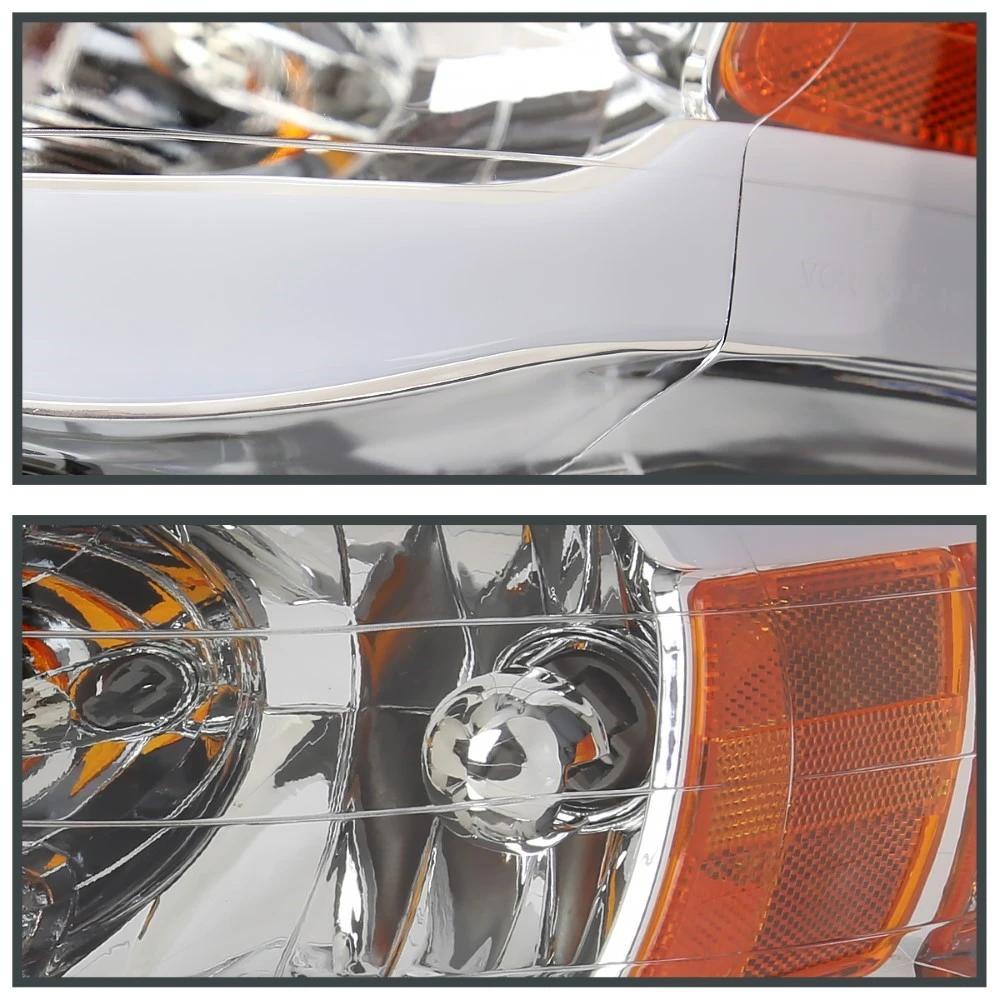 02-05 Dodge Ram 1500|03-05 Ram 2500/3500 LED Tube Factory Style Headlights - Chrome 5 02-05 Dodge Ram 1500|03-05 Ram 2500/3500 LED Tube Factory Style Headlights - Chrome - Image 5