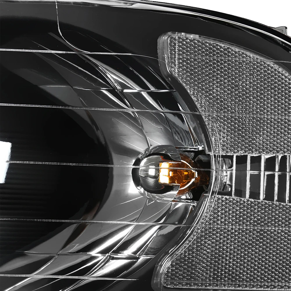 02-05 Dodge Ram 1500 2500 3500 Euro Crystal Headlights - Black 5 02-05 Dodge Ram 1500 2500 3500 Euro Crystal Headlights - Black - Image 5
