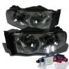 02-05 Dodge Ram Pickup Euro Style Crystal Headlights - Smoked