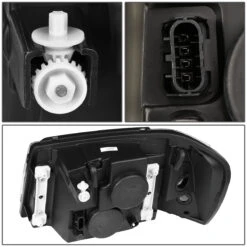 02-09 GMC Envoy Headlight Assembly (Driver & Passenger Side) - Black -High-Efficiency Car Light Store 02 09 gmc envoy headlight assembly driver passenger side black 118