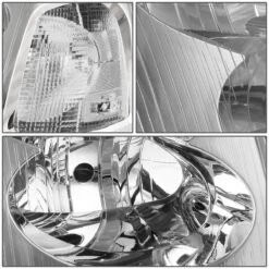 02-09 GMC Envoy Headlight Assembly (Driver & Passenger Side) - Chrome -High-Efficiency Car Light Store 02 09 gmc envoy headlight assembly driver passenger side chrome 120
