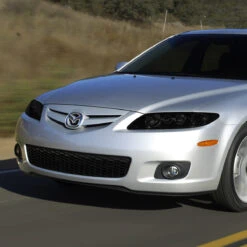 03-05 Mazda 6 Factory Style Replacement Headlights - Smoked / Clear -High-Efficiency Car Light Store 03 05 mazda 6 factory style replacement headlights smoked clear 120