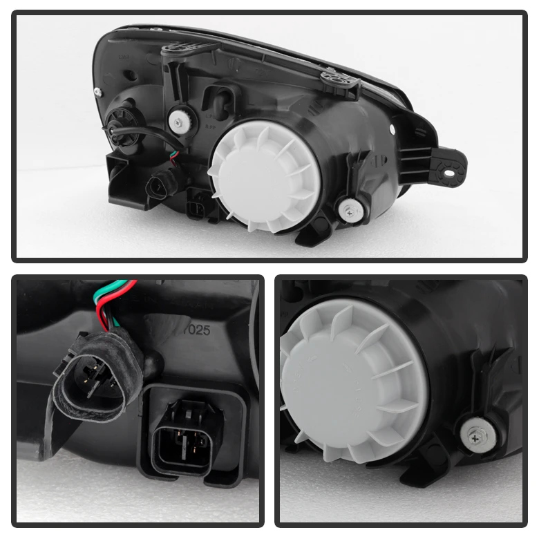 03-06 Hyundai Santa Fe Replacement Crystal Headlights - Chrome 3 03-06 Hyundai Santa Fe Replacement Crystal Headlights - Chrome - Image 3