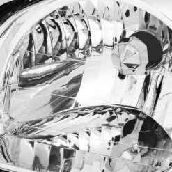 03-06 Santa Fe Factory Style Replacement Headlights - Chrome / Clear -High-Efficiency Car Light Store 03 06 santa fe factory style replacement headlights chrome clear 68