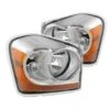 04-05 Dodge Durango OEM Style Replacement Headlights - Chrome
