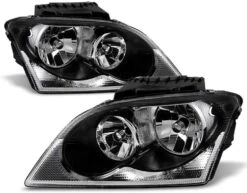 04-06 Chrysler Pacifica OE-Style Front Headlights - Black