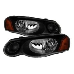 04-06 Chrysler Sebring Convertible & Sedan ( Does Not Fit 2 Door ) OEM Style Headlights - Black