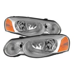 04-06 Chrysler Sebring Convertible & Sedan ( Does Not Fit 2 Door ) OEM Style Headlights - Chrome