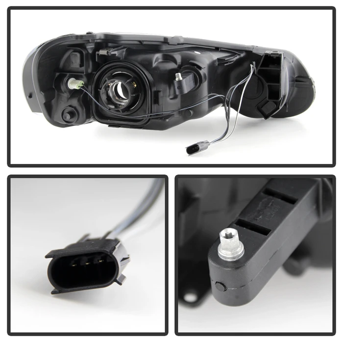 04-06 Chrysler Sebring Convertible & Sedan ( Does Not Fit 2 Door ) OEM Style Headlights - Chrome 3 04-06 Chrysler Sebring Convertible & Sedan ( Does Not Fit 2 Door ) OEM Style Headlights - Chrome - Image 3