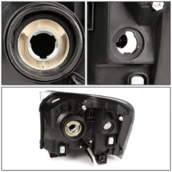 04-06 Dodge Durango Headlight Assembly (Driver & Passenger Side) - Black Clear -High-Efficiency Car Light Store 04 06 dodge durango headlight assembly driver passenger side black clear 116