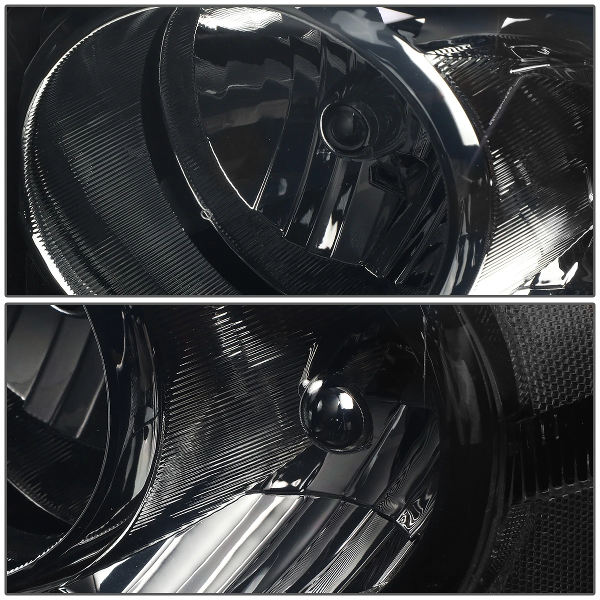 04-06 Dodge Durango Headlight Assembly (Driver & Passenger Side) - Smoked Clear 4 04-06 Dodge Durango Headlight Assembly (Driver & Passenger Side) - Smoked Clear - Image 4