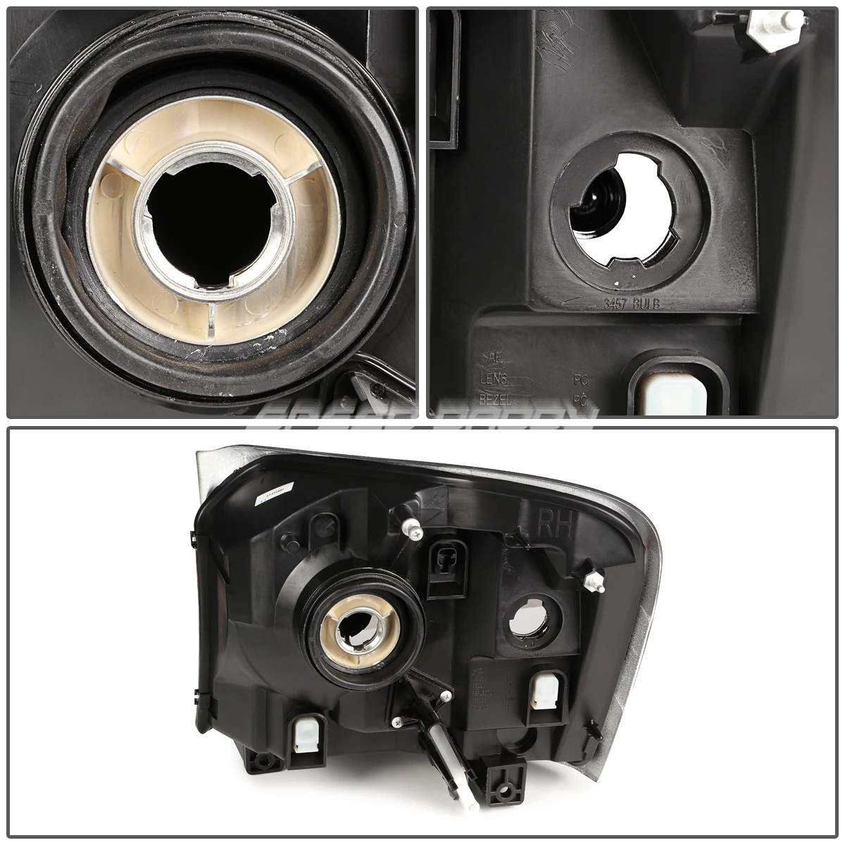 04-06 Dodge Durango OE-Style Replacement Headlights - Chrome / Clear 6 04-06 Dodge Durango OE-Style Replacement Headlights - Chrome / Clear - Image 6