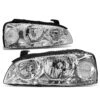 04-06 Hyundai Elantra Crystal Headlights - Chrome Clear