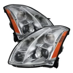 04-06 Nissan Maxima [Halogen Model] Crystal Headlights - Chrome