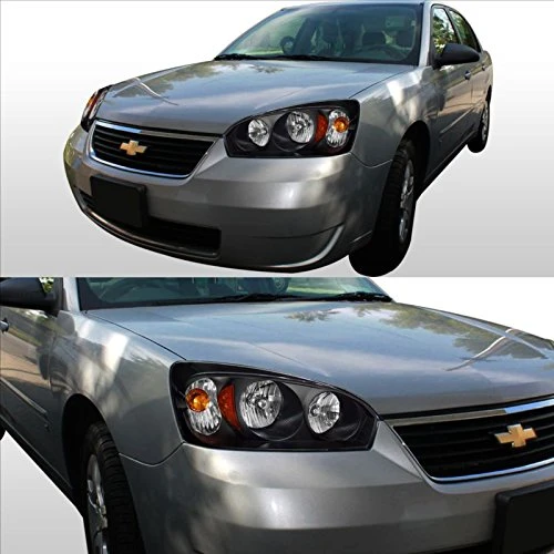 04-07 Chevy Malibu / Maxx Euro Style Crystal Headlights - Black 3 04-07 Chevy Malibu / Maxx Euro Style Crystal Headlights - Black - Image 3