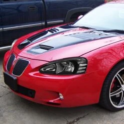 04-08 Pontiac Grand Prix Replacement Headlights - Black / Clear -High-Efficiency Car Light Store 04 08 pontiac grand prix replacement headlights black clear 70